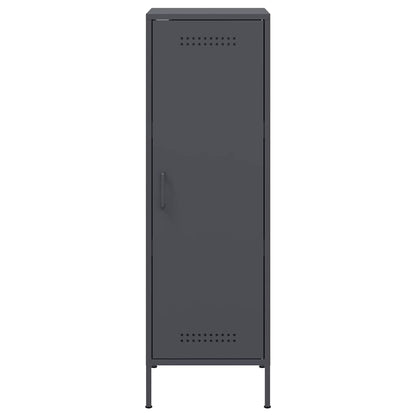Highboard Anthrazit 36x39x113 cm Stahl