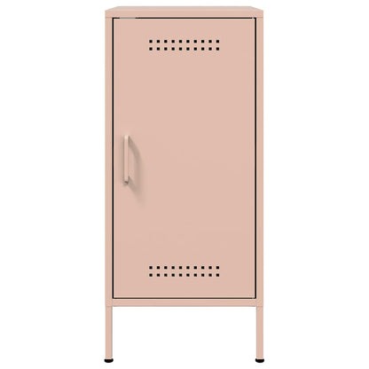 Sideboards 2 Stk. Rosa 36x39x79 cm Stahl