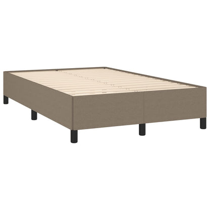 Bettgestell ohne Matratze Taupe 120x190 cm Stoff