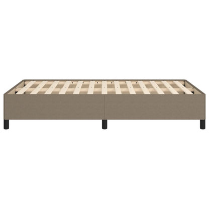 Bettgestell ohne Matratze Taupe 120x190 cm Stoff