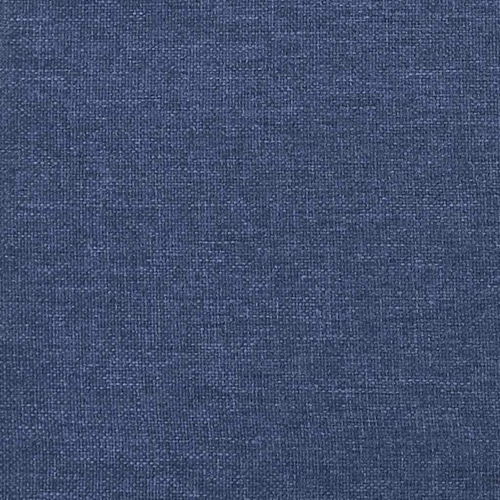 Bettgestell ohne Matratze Blau 120x190 cm Stoff