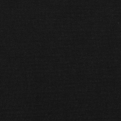 Boxspringbett mit Matratze & LED Schwarz 120x190 cm Stoff