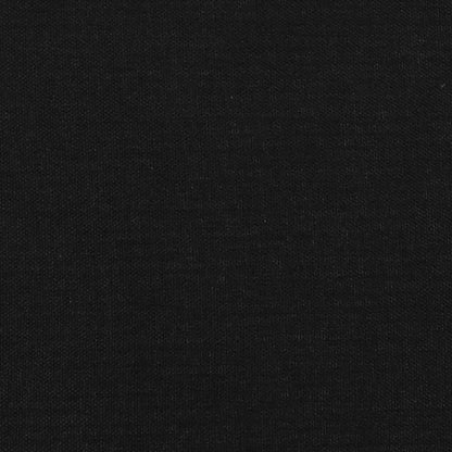 Boxspringbett mit Matratze Schwarz 120x190 cm Stoff