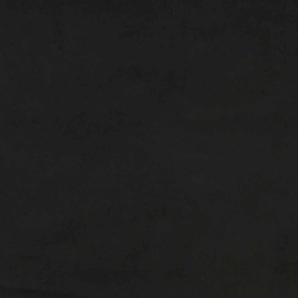 Boxspringbett mit Matratze Schwarz 120x190 cm Samt