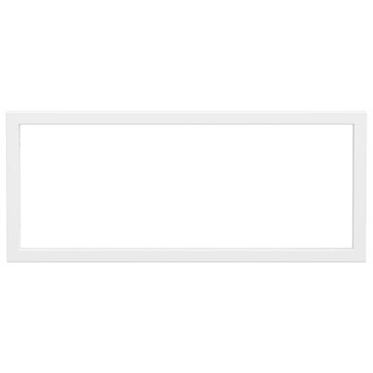 Waschtisch-Halterungen 2 Stk. Weiß Rechteckig Stahl