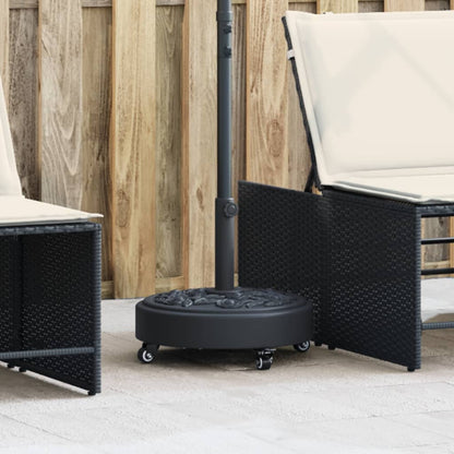 Sonnenschirmständer mit Rollen für Ø38/48 mm Mast 27 kg Rund