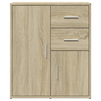 Sideboards 2 Stk. Sonoma-Eiche 60x31x70 cm Holzwerkstoff