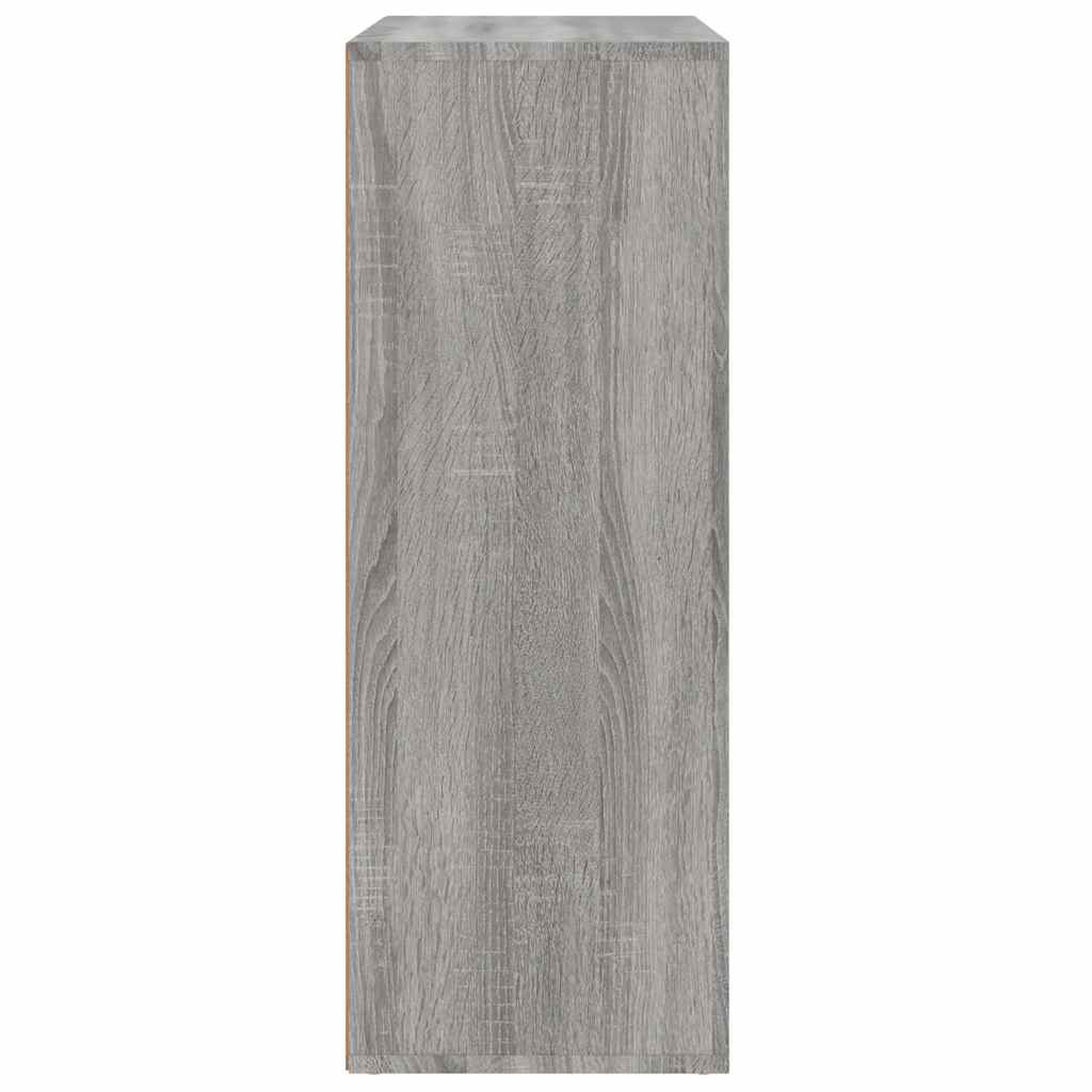 Sideboards 2 Stk. Grau Sonoma 60x31x84 cm Holzwerkstoff