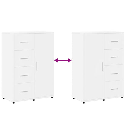 Sideboards 2 Stk. Weiß 60x31x84 cm Holzwerkstoff