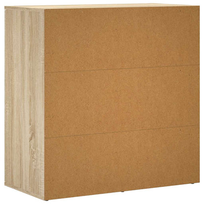 Sideboards 2 Stk. Sonoma-Eiche 79x38x80 cm Holzwerkstoff