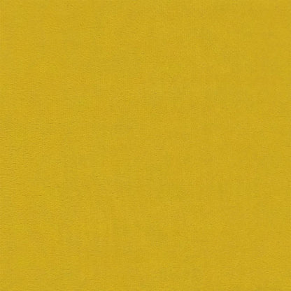 3-tlg. Sofagarnitur mit Kissen und Nackenrollen Gelb Samt