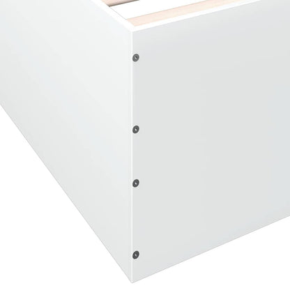 Bettgestell Weiß 90x190 cm Holzwerkstoff