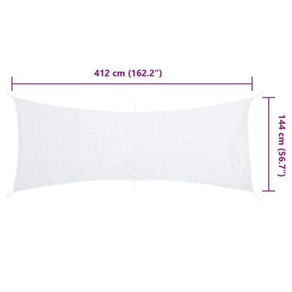 Tarnnetz mit Aufbewahrungstasche 412x144 cm Weiß