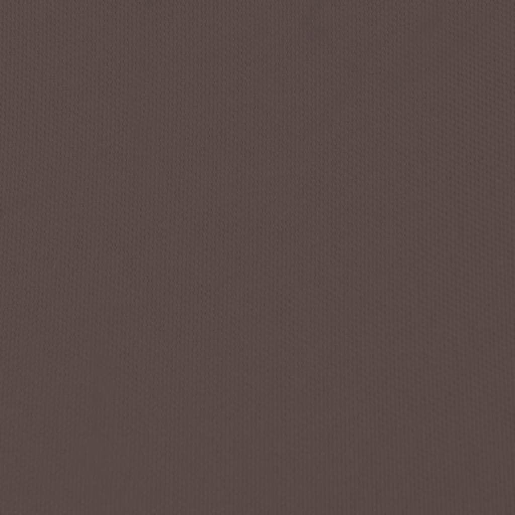 Hollywoodschaukel mit Dach Kaffeebraun Stahl