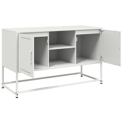 TV-Schrank Weiß 100,5x39x60,5 cm Stahl