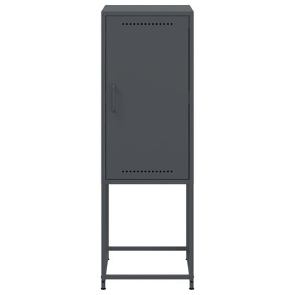 Highboard Anthrazit 36x39x107 cm Stahl