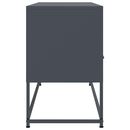 TV-Schrank Anthrazit 100,5x39x60,5 cm Stahl