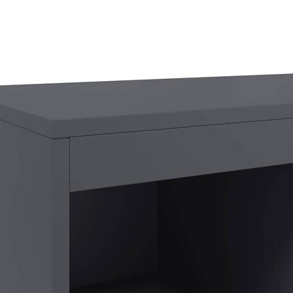 Highboard Anthrazit 68x39x111,5 cm Stahl