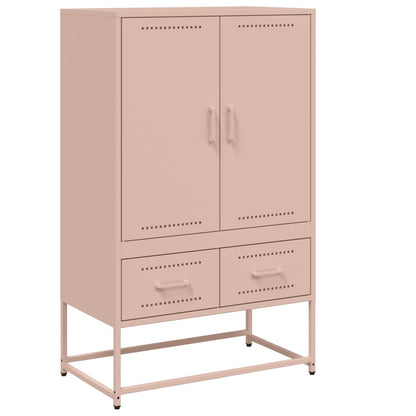 Highboard Rosa 68x39x111,5 cm Kaltgewalzter Stahl