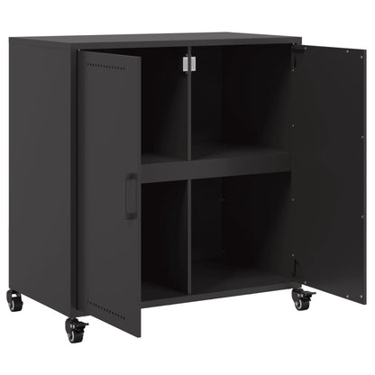 Sideboard Schwarz 68x39x72 cm Stahl