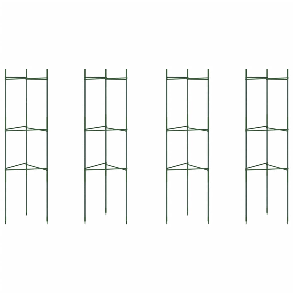 Tomatenkäfige 4 Stk. 116 cm Stahl und PP