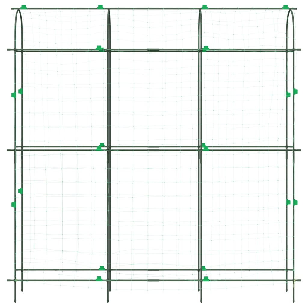 Pflanzennetze 2 Stk. U-Rahmen Stahl