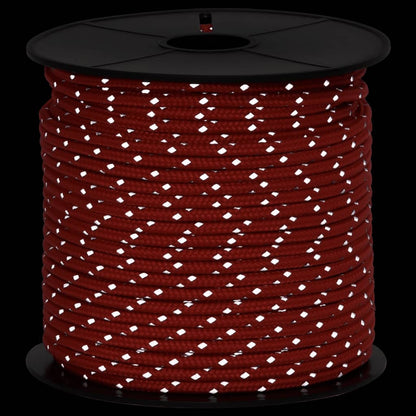 Zeltleine Reflektierend mit Seilspannern 50 m 4 mm