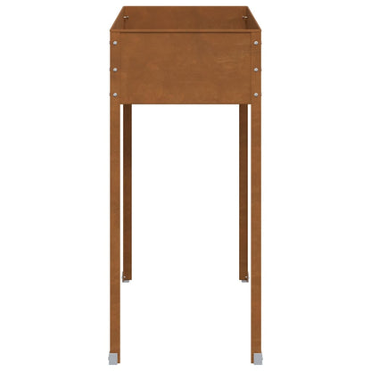 Pflanzkübel 100,5x40,5x90 cm Cortenstahl