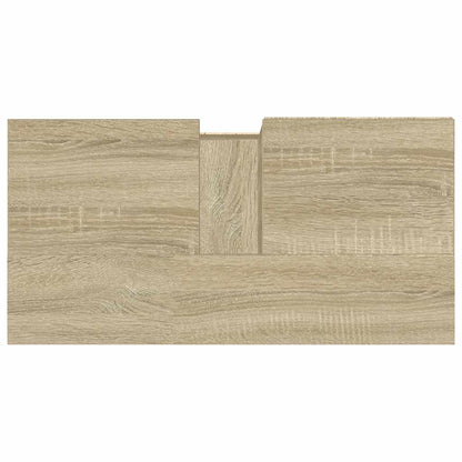 Badschrank Sonoma-Eiche 65x33x60 cm Holzwerkstoff