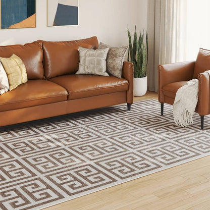 Teppich Kurzflor Mehrfarbig 190x300 cm Rutschfest