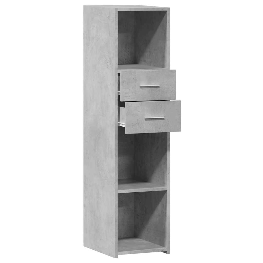 Highboard Betongrau 30x42,5x124 cm Holzwerkstoff