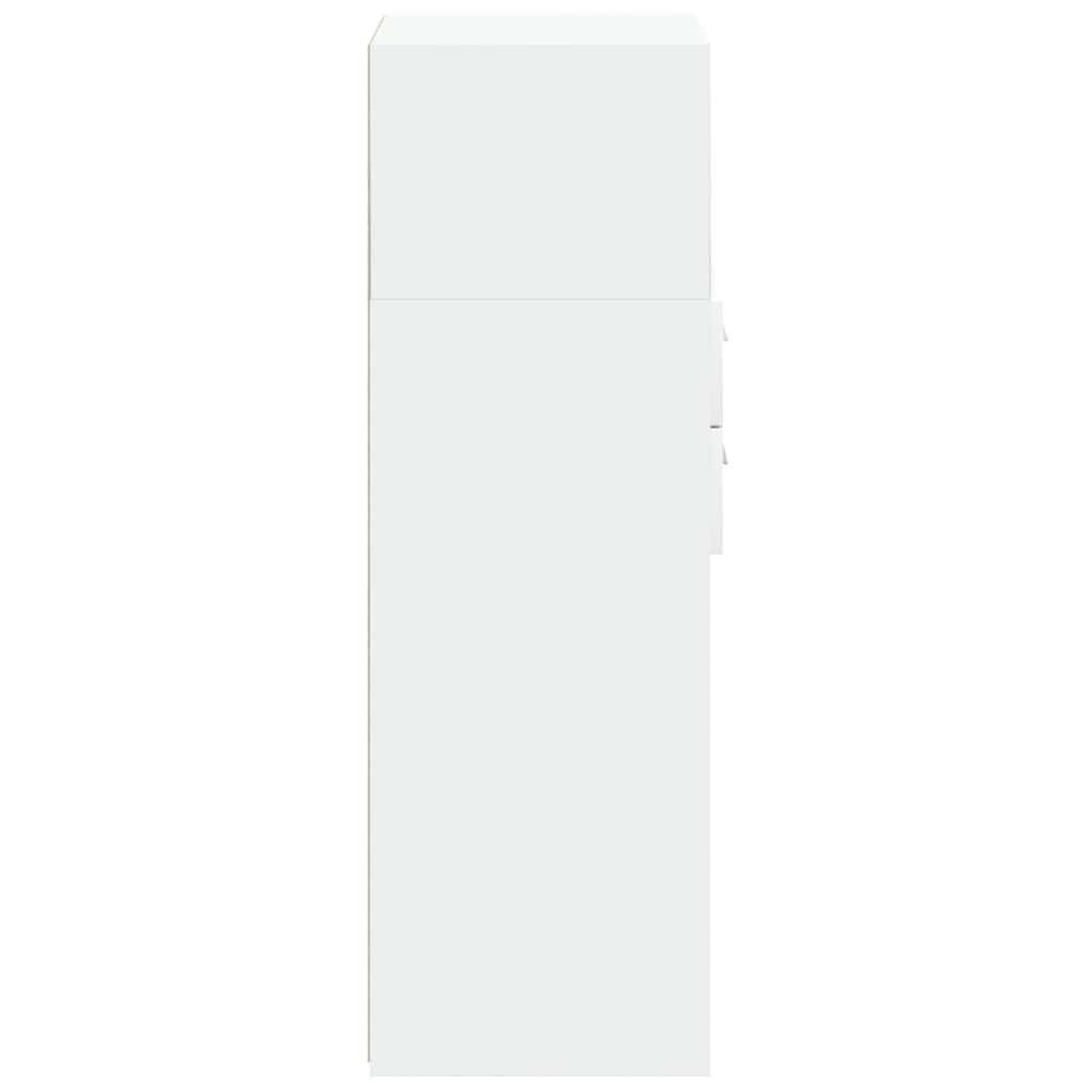 Highboard Weiß 45x42,5x124 cm Holzwerkstoff