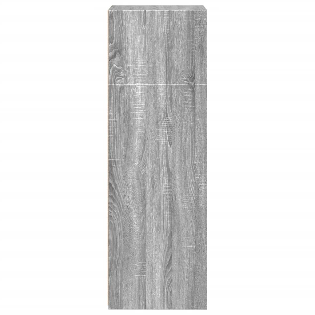 Highboard Grau Sonoma 45x41x124 cm Holzwerkstoff