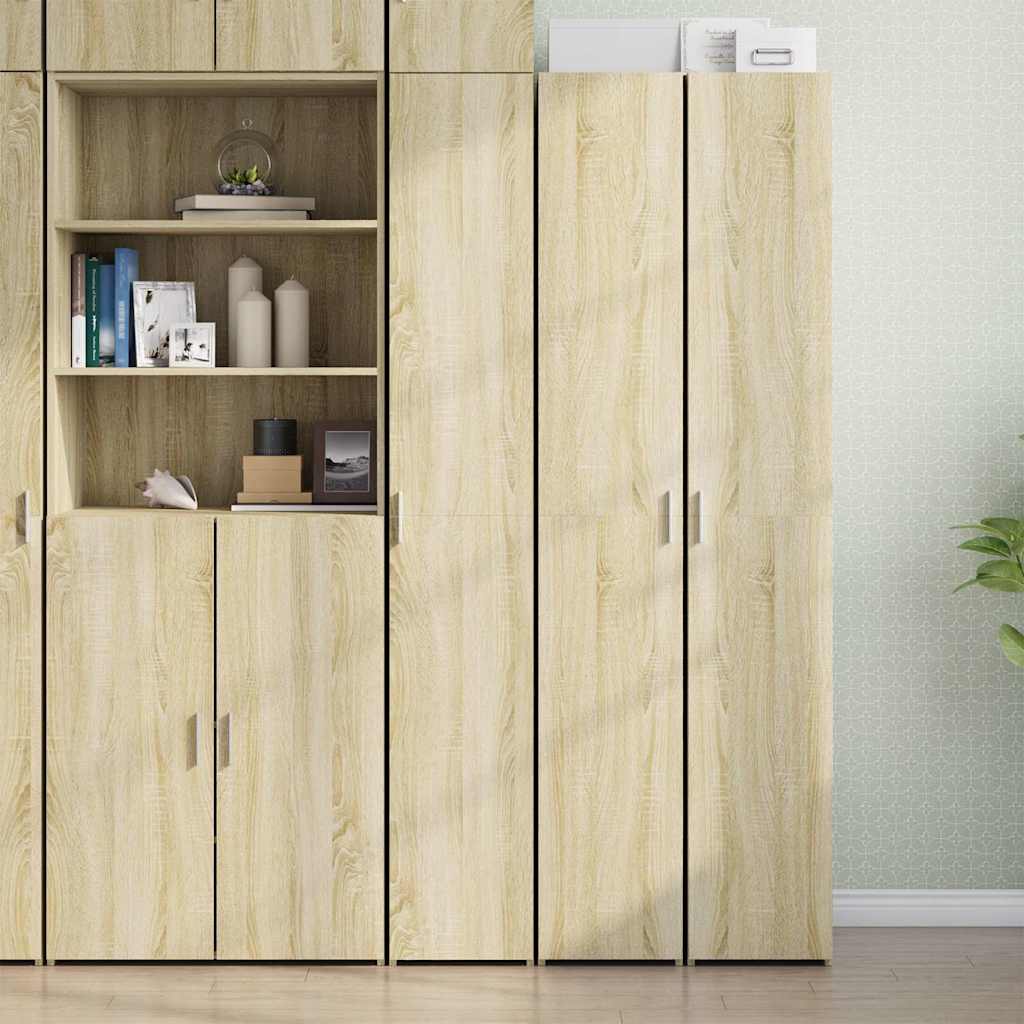 Highboard Sonoma-Eiche 30x42,5x185 cm Holzwerkstoff