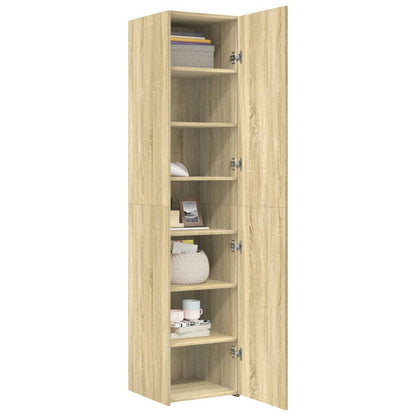 Highboard Sonoma-Eiche 40x42,5x185 cm Holzwerkstoff