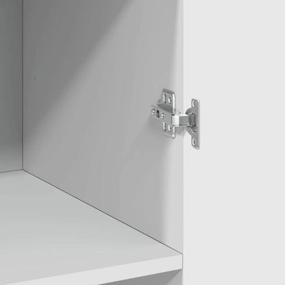 Highboard Weiß 70x42,5x185 cm Holzwerkstoff