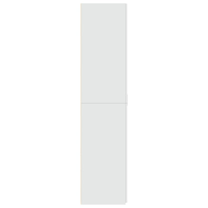 Highboard Weiß 80x42,5x185 cm Holzwerkstoff