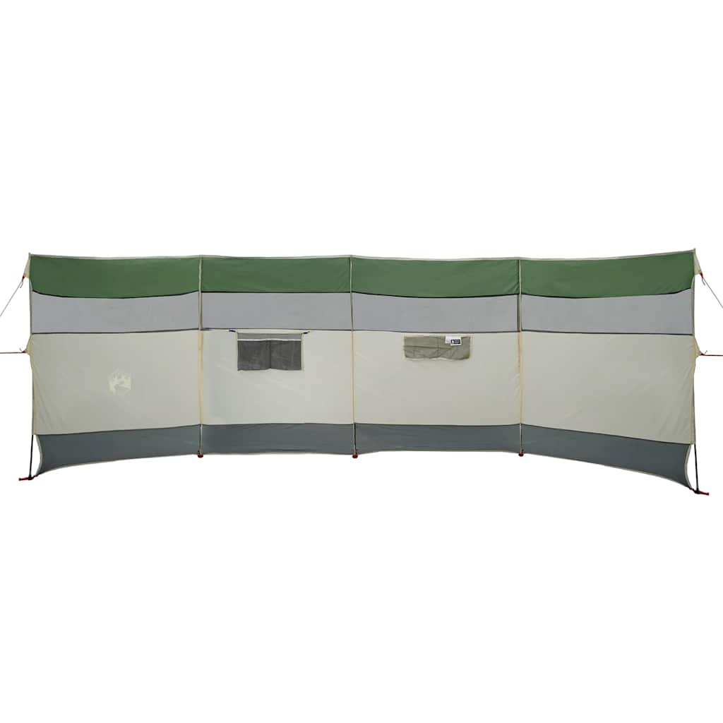 Camping-Windschutz Grün 510x153 cm Wasserdicht