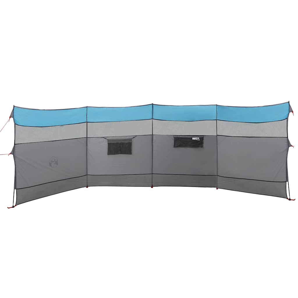 Camping-Windschutz Blau 510x153 cm Wasserdicht