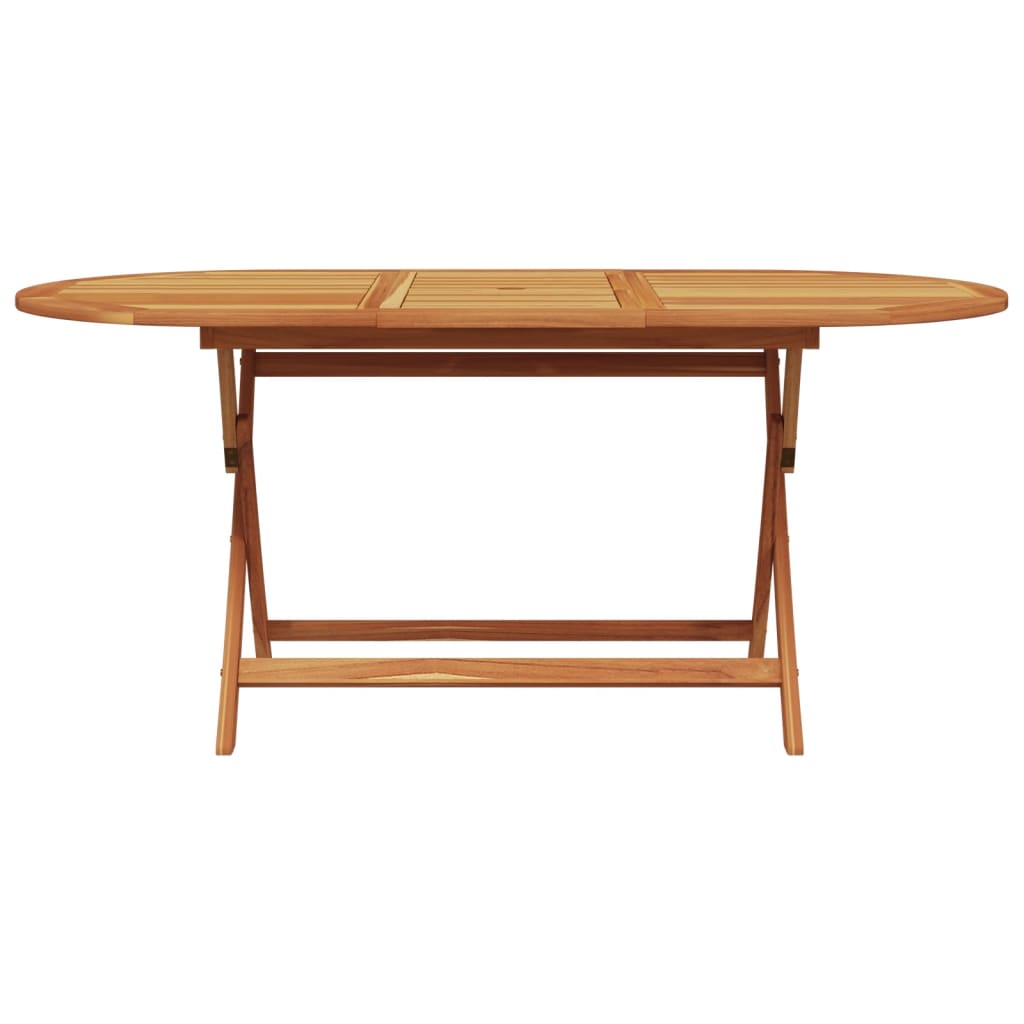 7-tlg. Garten-Essgruppe Stoff und Massivholz Blattmuster