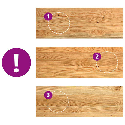 Treppenstufen 12 Stk. Hellbraun 70x25x2 cm Massivholz Eiche