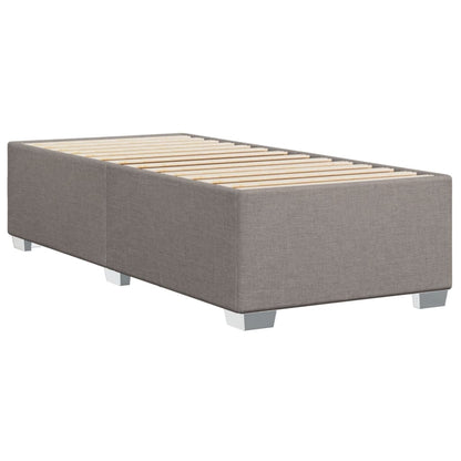 Bettgestell ohne Matratze Taupe 90x190 cm Stoff