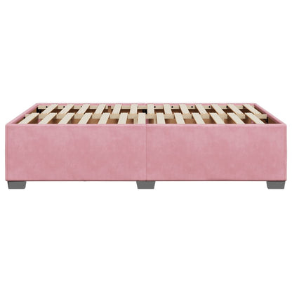 Bettgestell Rosa 120x200 cm Samt