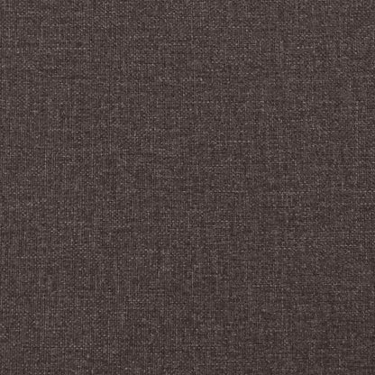 Boxspringbett mit Matratze Dunkelbraun 140x190 cm Stoff