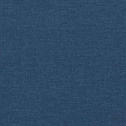 Boxspringbett mit Matratze Blau 160x200 cm Stoff