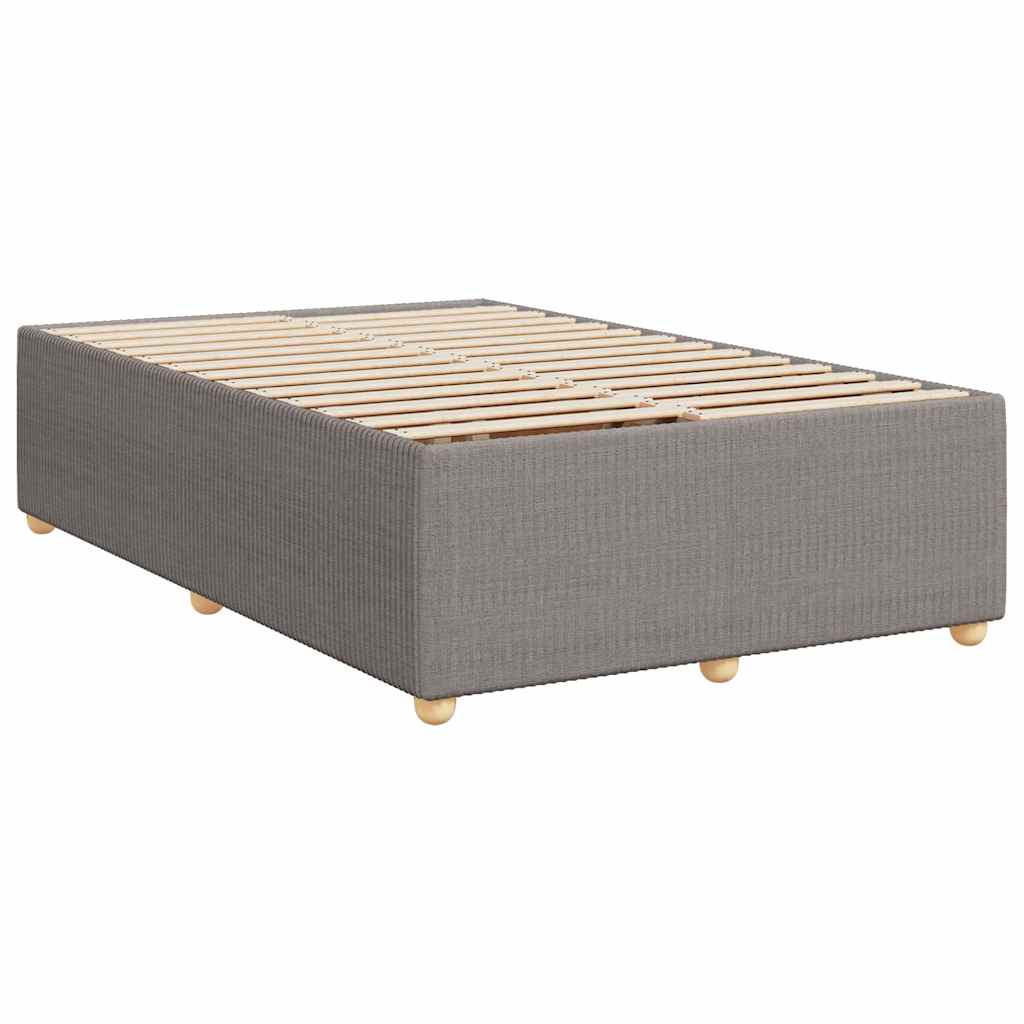 Boxspringbett mit Matratze Taupe 120x190 cm Stoff