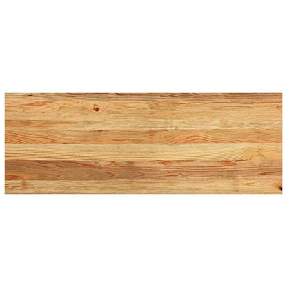 Fensterbänke 2 Stk. Hellbraun 110x40x2 cm Massivholz Eiche