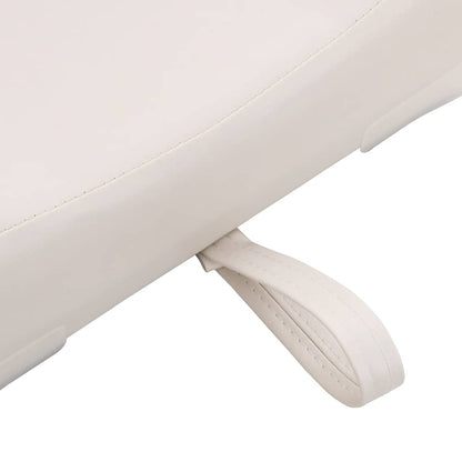 Klappbarer Bootssitz 1 Set Blau und Weiß 41x36x48 cm