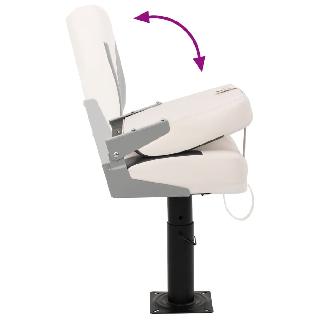 Klappbarer Bootsitz 2er-Set Niedrige Rückenlehne