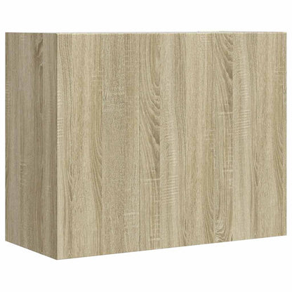 Wandregal Sonoma-Eiche 75x35x60 cm Holzwerkstoff